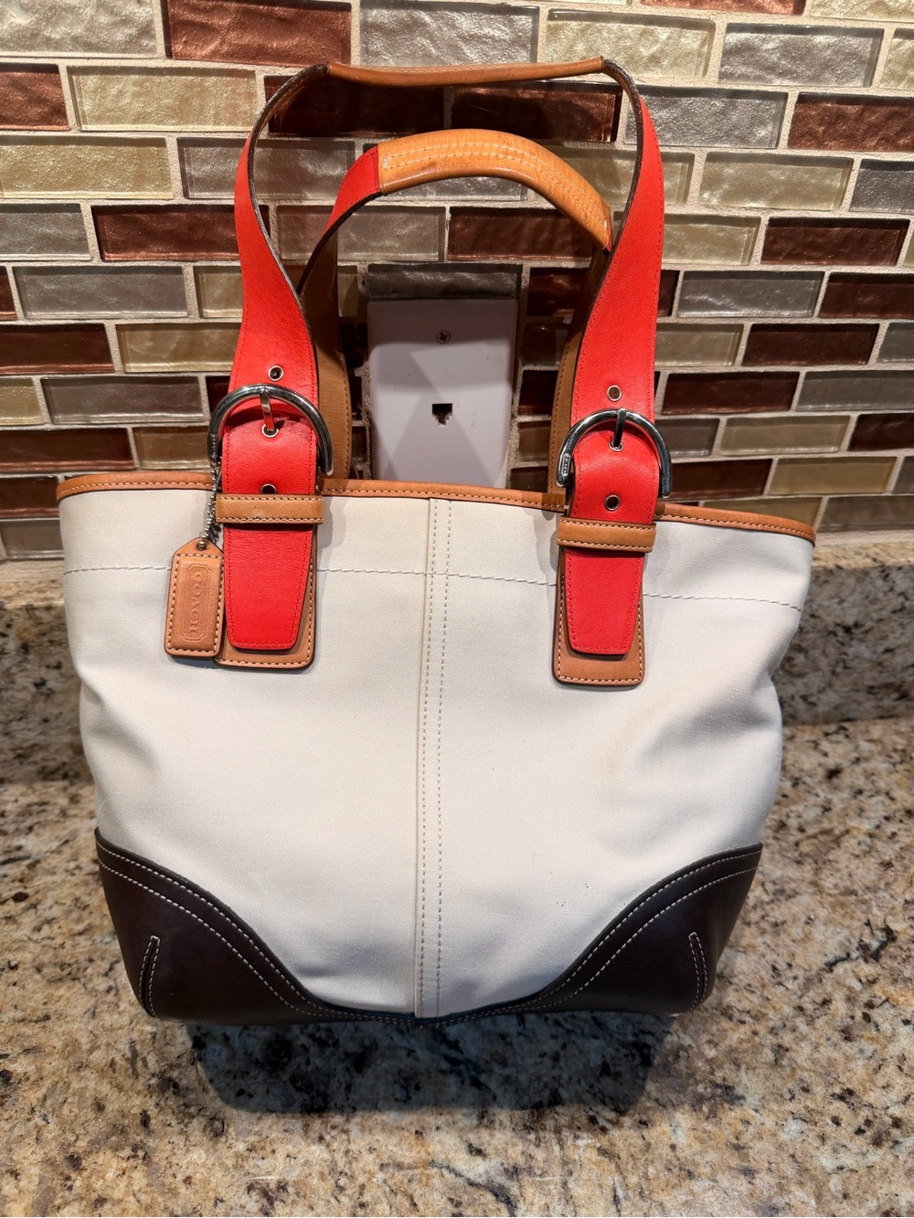 Vintage Coach 9510 Soho Twill Tote Bag from 2003